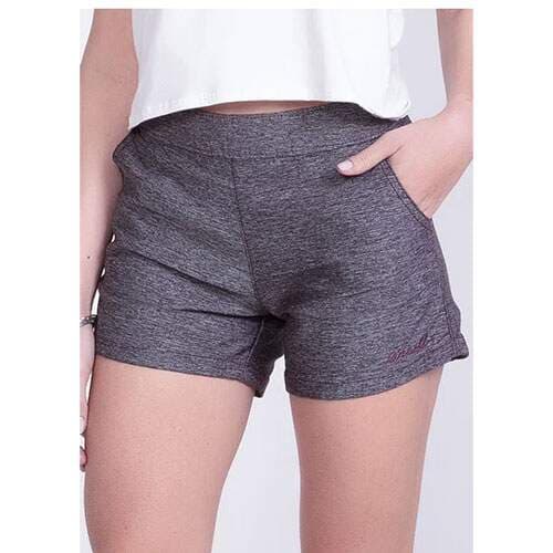 Shorts de Sarja Feminino Walk Cintura Alta Bordô Mescla - O'Neill