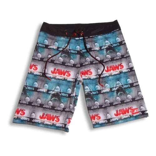 Boardshort Masculino Sublimado Collab Jaws Preta - HD